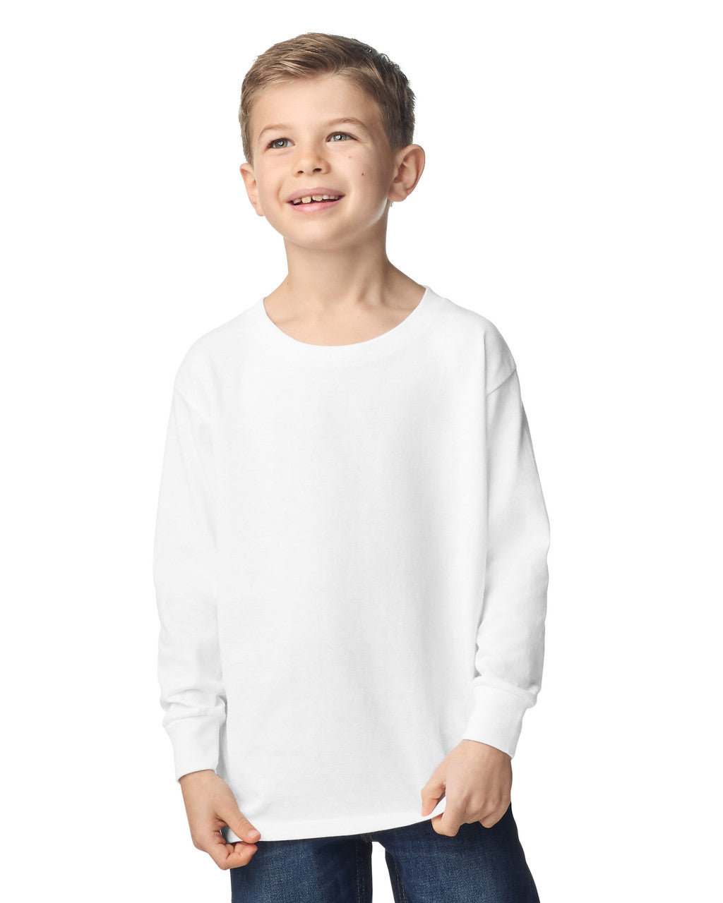 Custom Gildan G540B Youth Long-Sleeve T-Shirt – Upload Your Design