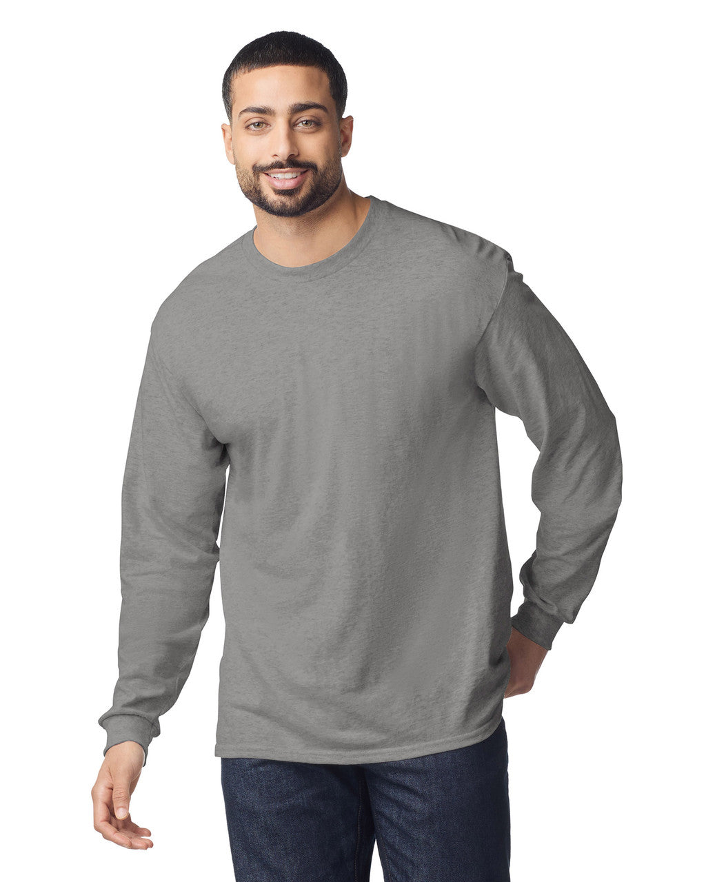 Custom Gildan G840 Long-Sleeve T-Shirt – Upload Your Design