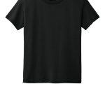 Gildan G800B Youth DryBlend Black blank T-shirt front