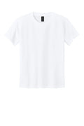 Gildan G800B Youth DryBlend White blank T-shirt front